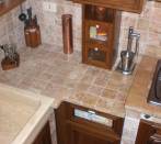 Country Kitchen in  travertine scabas